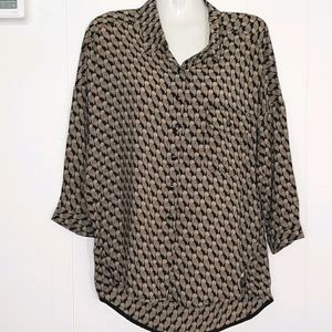 ANNA VERDI ANIMAL PRINT TOP